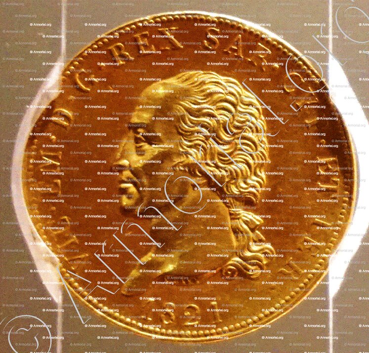 Victor Emmanuel Ier _80 live sarde. Duc de Savoie, Roi de Sardaigne 1802-1821._Etats de Savoie.