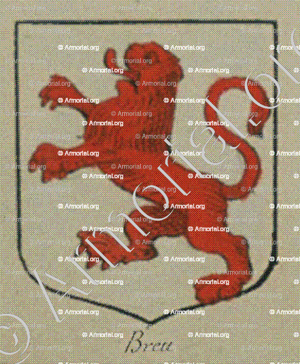 BREU_Alsace, Armorial de France (Ch. d'Hozier, 1696-1710)._France