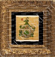 cadre-ancien-or-SIEBER_Wappenbuch der Stadt Basel . B.Meyer Knaus 1880_Schweiz 