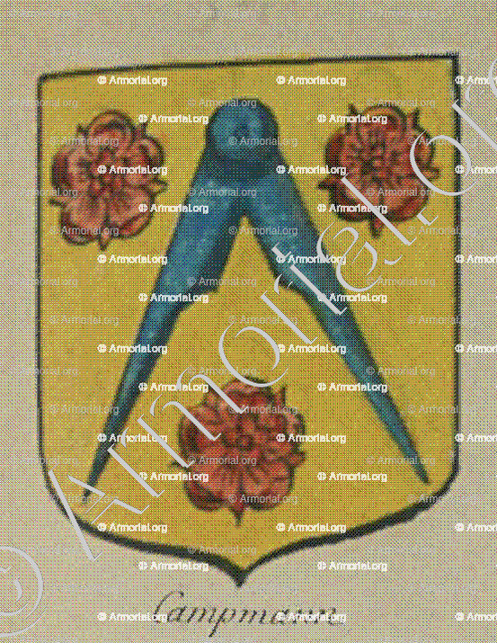 CAMPMANN_Alsace, Armorial de France (Ch; d'Hozier, 1696-1710)._France