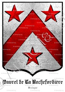 PAVRET de LA ROCHEFORDIERE