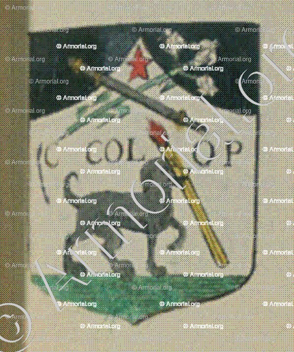 Le Couvent des Pères Dominicains de la ville de Colmar (Alsace)_Blason enregistré sous le règne de Louis XIV_France 