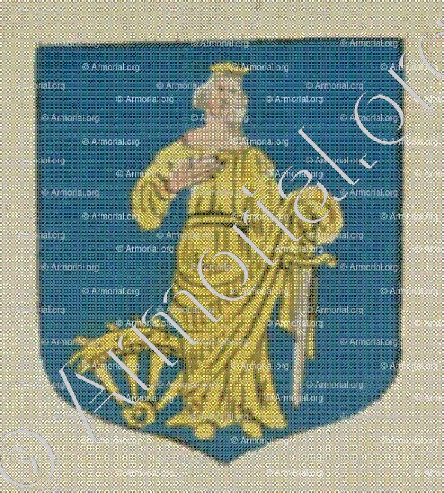 Le Couvent des Religieuses de l'Ordre de St Dominique à Colmar (Alsace)_Blason enregistré sous le règne de Louis XIV_France 