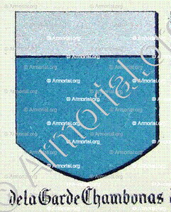 De la GARDE CHAMBONAS