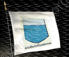 drapeau-de la GARDE CHAMBONAS_Velay_France 