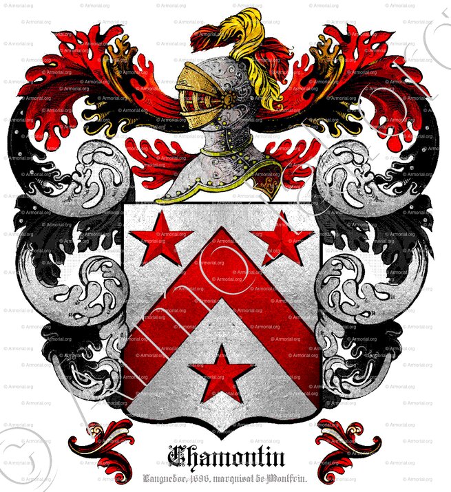 CHAMONTIN_Languedoc, 1696, marquisat de Montfrin._France ()