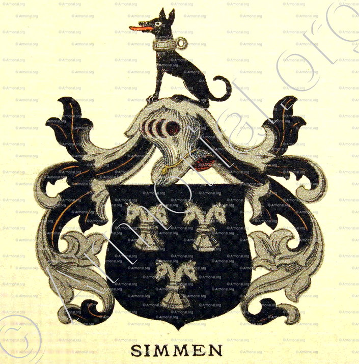 SIMMEN_Wappenbuch der Stadt Basel . B.Meyer Knaus 1880_Schweiz 