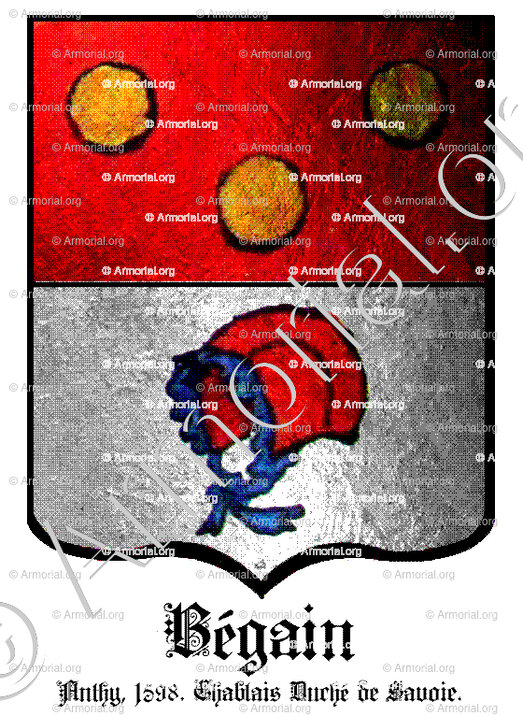 BEGAIN_Anthy, 1598.Chablais. Duché de Savoie._France (i)