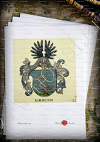 velin-d-Arches-SIMMOTH_Wappenbuch der Stadt Basel . B.Meyer Knaus 1880_Schweiz 