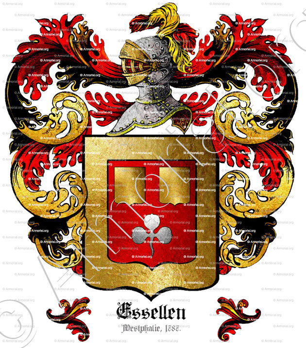 ESSELEN_Westphalie, 1727._Deutschland.