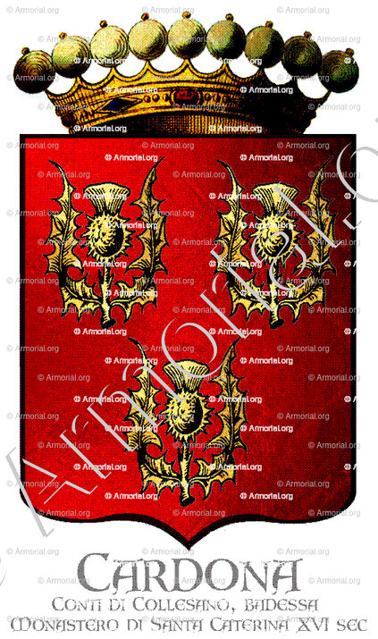 CARDONA_Cardona e Basili Felice dei Conti di Collesano, badessa del monastero di Santa Caterina XVI sec._Italia (ii)