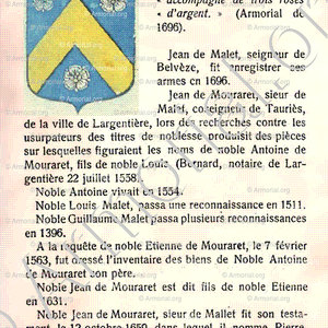 MOURARET de MALET_Armorial du Vivarais. Languedoc_France (2)