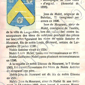 MOURARET de MALET_Armorial du Vivarais. Languedoc_France (2)