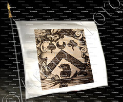 drapeau-BLANDIN_Paris, 1696._France