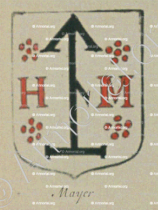 MAYER_Alsace, Armorial de France (Ch; d'Hozier, 1696-1710)._France