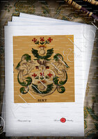 velin-d-Arches-SIXT_Wappenbuch der Stadt Basel . B.Meyer Knaus 1880_Schweiz 