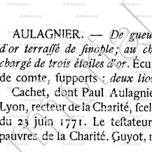 AULAGNIER (iii)