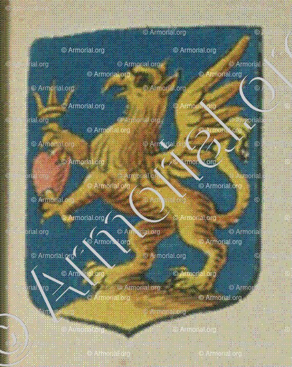 de MANNEBACH (Alsace)_Blason enregistré sous le règne de Louis XIV_France