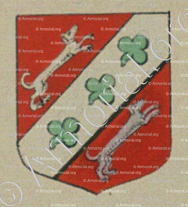 KOHLLOFEL ve ALENSCHLAGER (Alsace)_Blason enregistré sous le règne de Louis XIV_France 