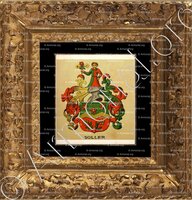 cadre-ancien-or-SOLLER_Wappenbuch der Stadt Basel . B.Meyer Knaus 1880_Schweiz 