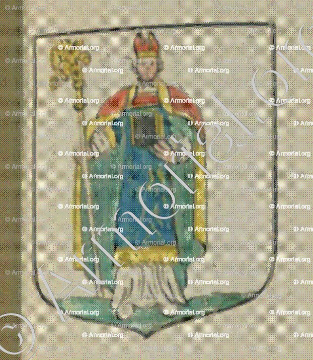 Le Grand Hôpital de la ville de Strasbourg (Alsace)_Blason enregistré sous le règne de Louis XIV_France 