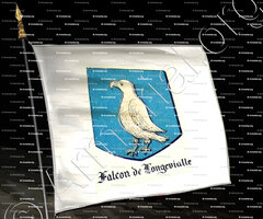 drapeau-FALCON de LONGEVIALLE_Velay_France 