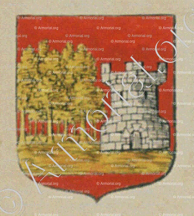 de MARIGNAC (Alsace)_Blason enregistré sous le règne de Louis XIV_France