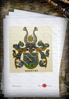 velin-d-Arches-SONNTAG_Wappenbuch der Stadt Basel . B.Meyer Knaus 1880_Schweiz 