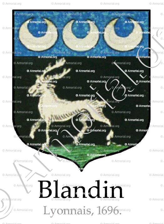 BLANDIN_Lyonnais, 1696._France