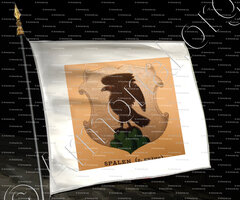 drapeau-SPALEN KRAEHE_Wappenbuch der Stadt Basel . B.Meyer Knaus 1880_Schweiz 