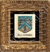 cadre-ancien-or-FAVIER de la CHOMETTE_Velay_France -