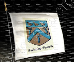 drapeau-FAVIER de la CHOMETTE_Velay_France -