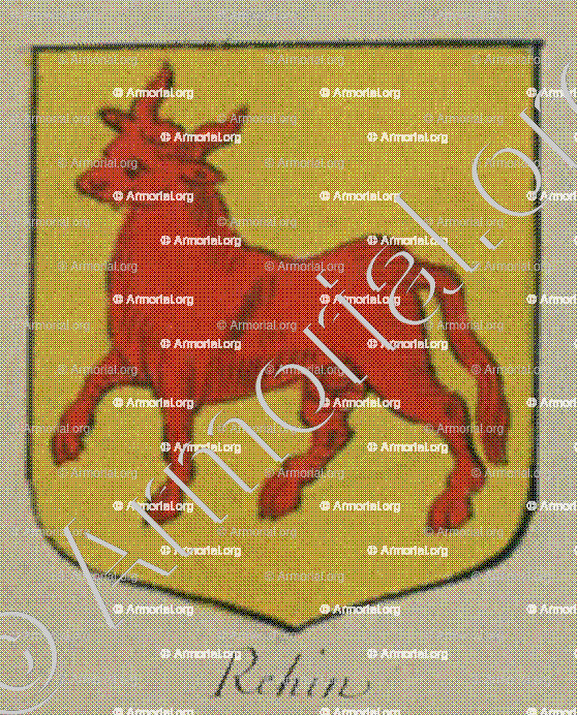 REHIN_Alsace, Armorial de France (Ch; d'Hozier, 1696-1710)._France