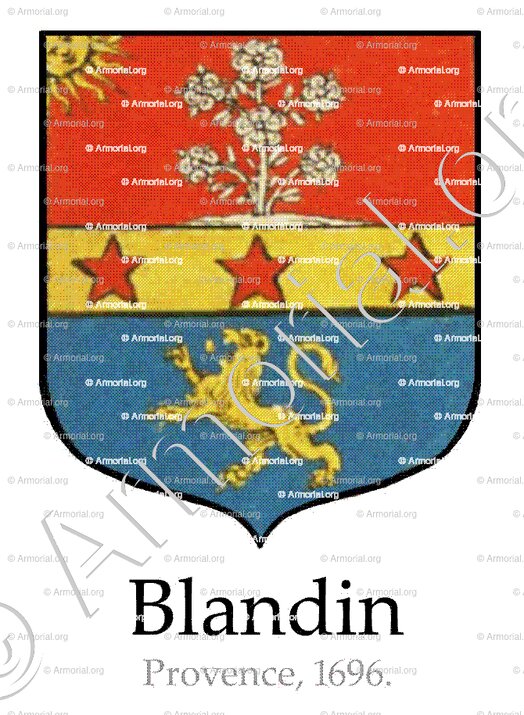 BLANDIN_Provence, 1696._France