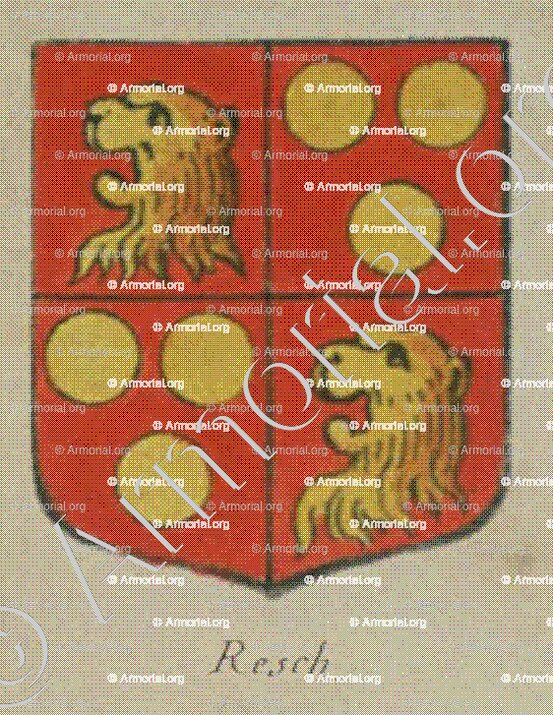 RESCH_Alsace, Armorial de France (Ch; d'Hozier, 1696-1710)._France