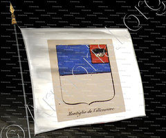 drapeau-MONTIGLIO DE VILLENEUVE_Noblesse d'Empire._France
