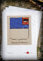 velin-d-Arches-MONTIGLIO DE VILLENEUVE_Noblesse d'Empire._France