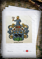 velin-d-Arches-SPECKER_Wappenbuch der Stadt Basel . B.Meyer Knaus 1880_Schweiz 