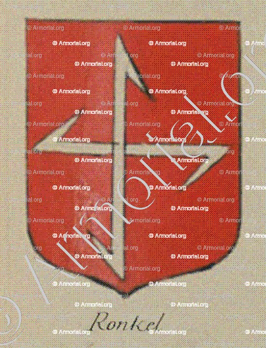 RONKEL_Alsace, Armorial de France (Ch; d'Hozier, 1696-1710)._France