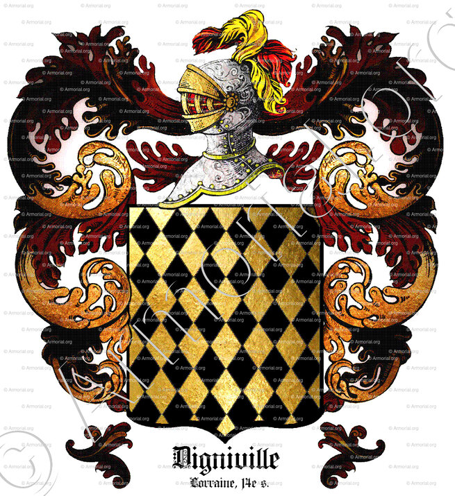 DIGNIVILLE_Lorraine, 14e s._France (ii)
