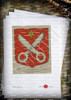 velin-d-Arches-STRASBOURG Tailleurs d'habits_Alsace, Armorial de France (Ch; d'Hozier, 1696-1710)._France