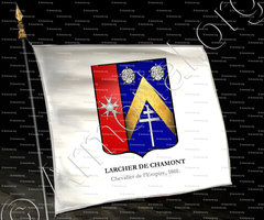 drapeau-LARCHER DE CHAMONT_Chevalier de l'Empire, 1808._Empire français (1804-1814-1815) (1)