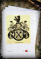 velin-d-Arches-SPOERLIN_Wappenbuch der Stadt Basel . B.Meyer Knaus 1880_Schweiz 