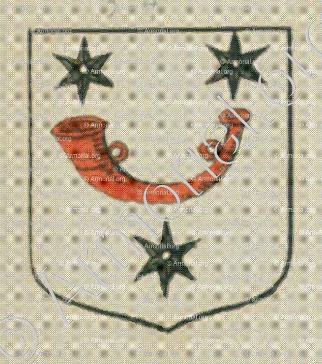 KORVEMAN (Alsace)_Blason enregistré sous le règne de Louis XIV_France 