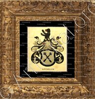 cadre-ancien-or-SPÖRLIN_Wappenbuch der Stadt Basel . B.Meyer Knaus 1880_Schweiz 