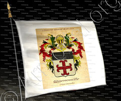 drapeau-QUENOUILLE_Normandie  XVIIe XVIIIe_France