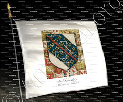 drapeau-de BOURBON Marquis de MALAUSE_1608-1667. Seigneur de Gyonnet._France