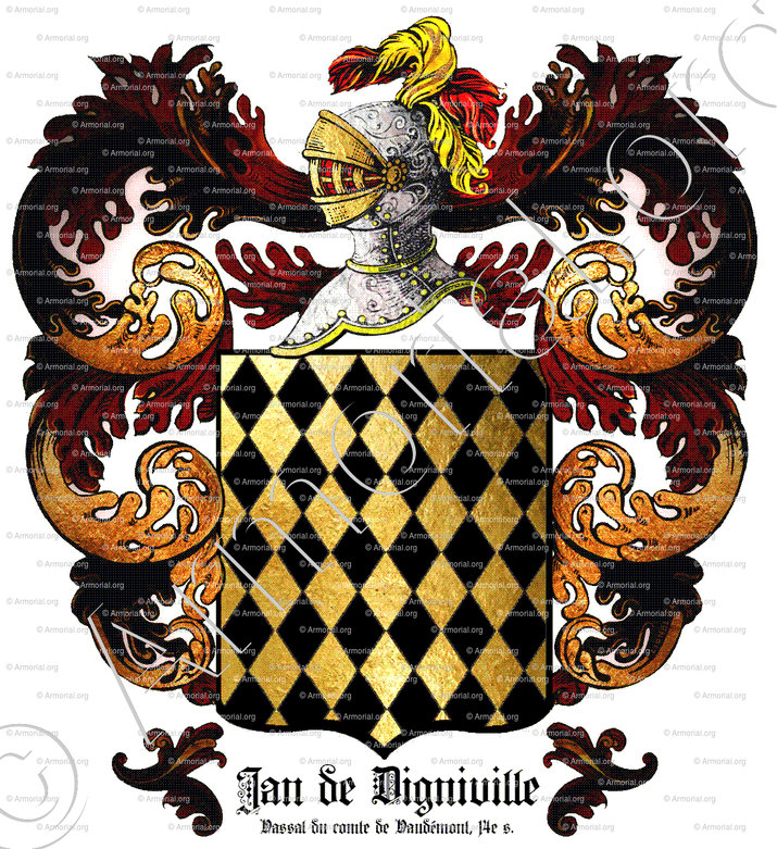 JAN de DIGNIVILLE_Vassal du comte de Vaudémont, 14e s. Lorraine,_France (ii)