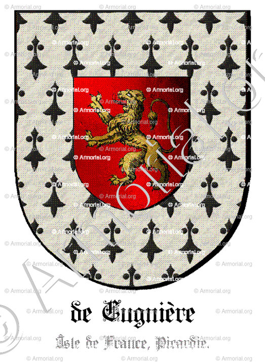 de CUGNIERE_Isle de France, Picardie._France