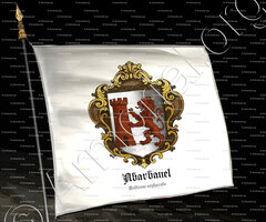 drapeau-ABARBANEL_Noblesse sépharade_Espagne, Portugal, Hollande